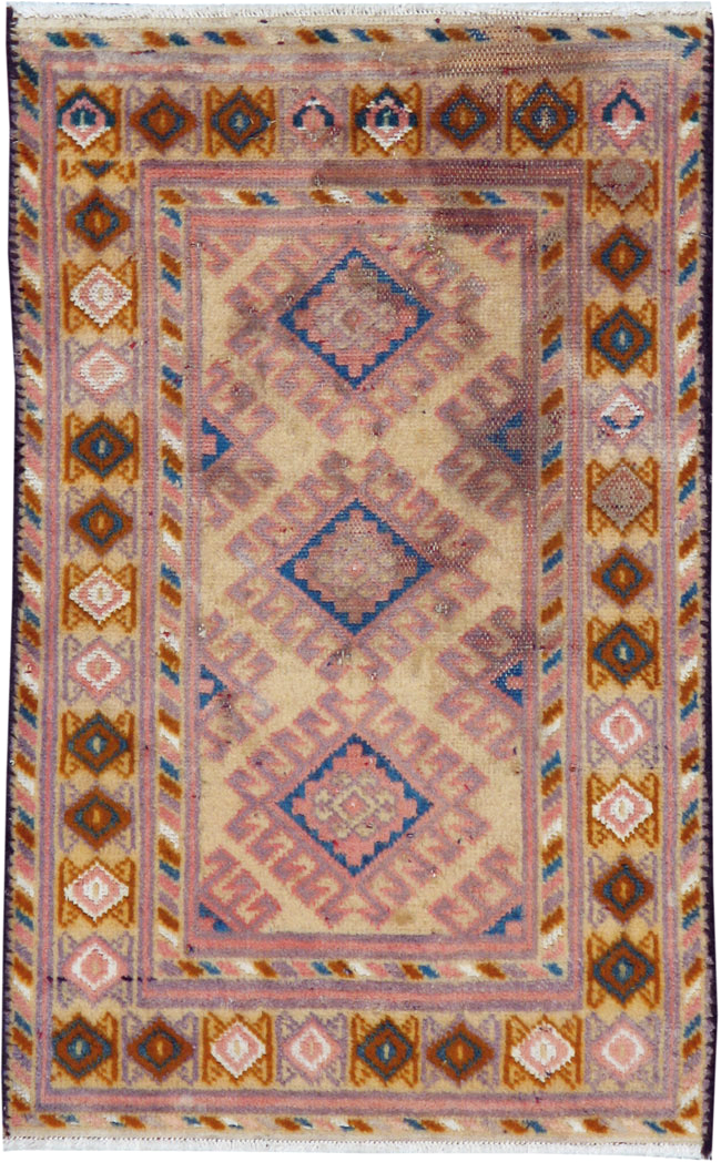 Antique Persian Kurdish Rug, No.19085 - Gss