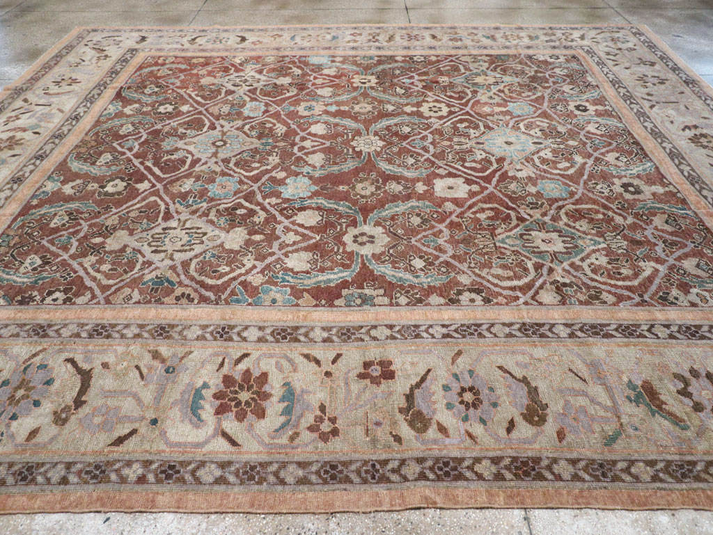 Antique Persian Mahal Large Room Size Carpet, No.19094 - Gss