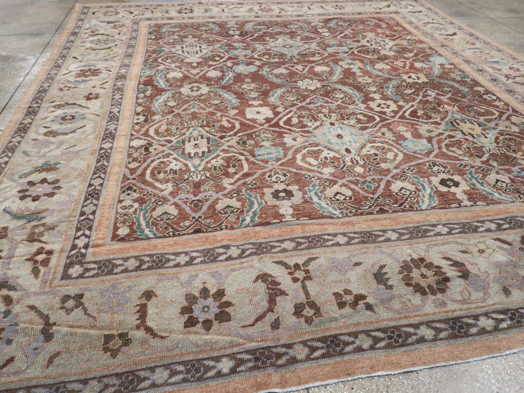 Antique Persian Mahal Large Room Size Carpet, No.19094 - Gss