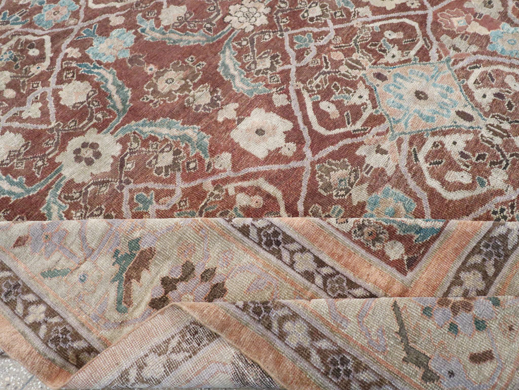 Antique Persian Mahal Large Room Size Carpet, No.19094 - Gss