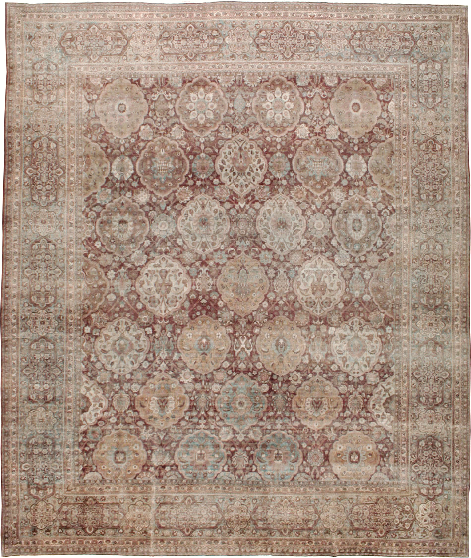 Antique Persian Lavar Kerman Carpet, No.19100 - Gss