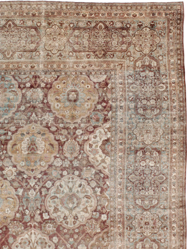 Antique Persian Lavar Kerman Carpet, No.19100 - Gss