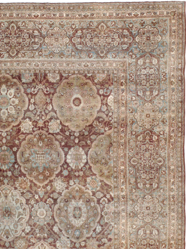 Antique Persian Lavar Kerman Carpet, No.19100 - Gss