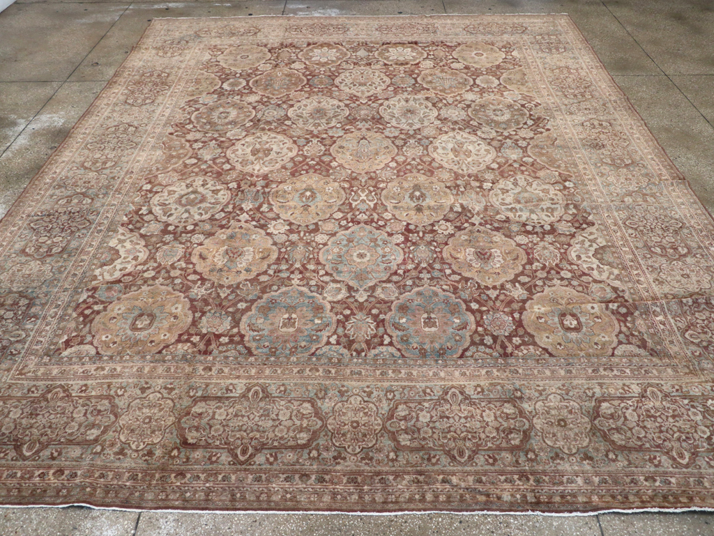Antique Persian Lavar Kerman Carpet, No.19100 - Gss