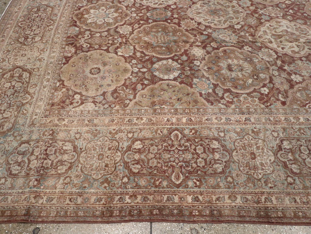 Antique Persian Lavar Kerman Carpet, No.19100 - Gss