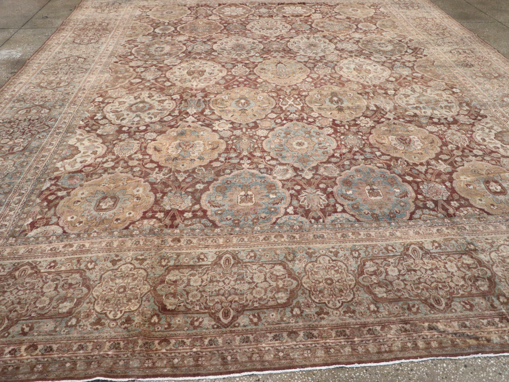 Antique Persian Lavar Kerman Carpet, No.19100 - Gss