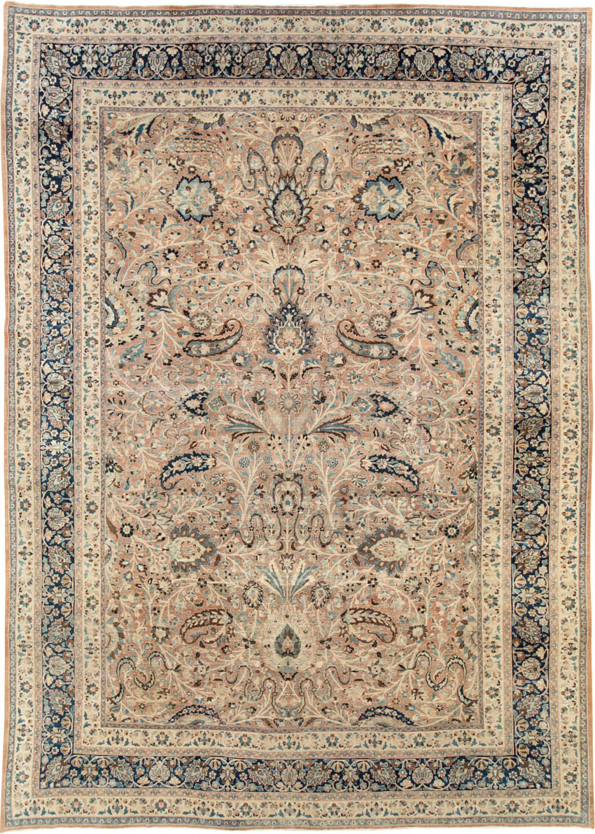 Antique Persian Mashad Large Room Size Carpet, No.19118 - Gss