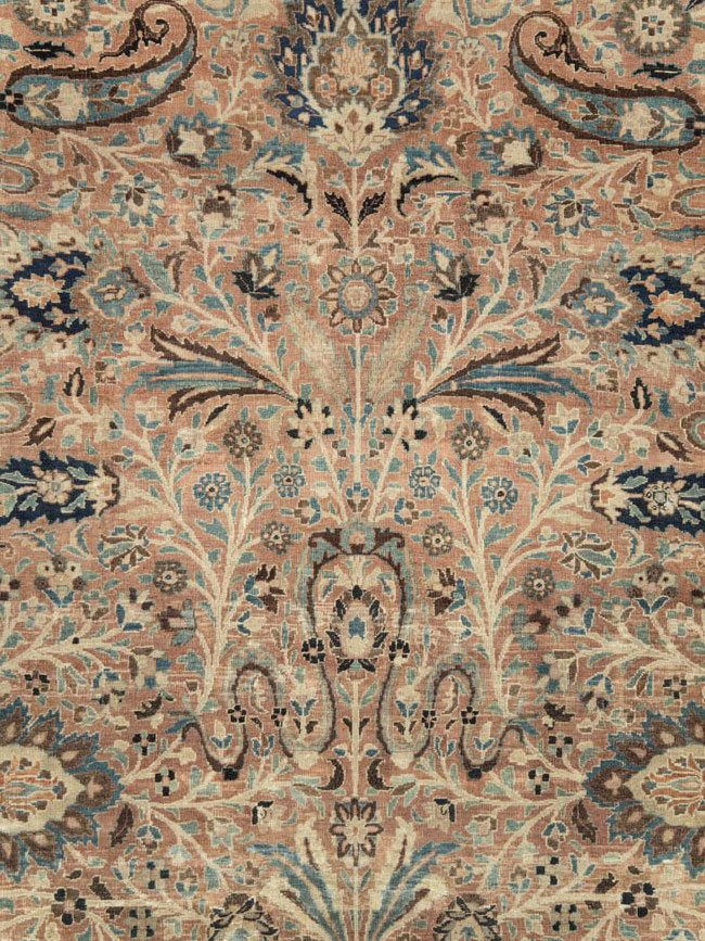 Antique Persian Mashad Large Room Size Carpet, No.19118 - Gss