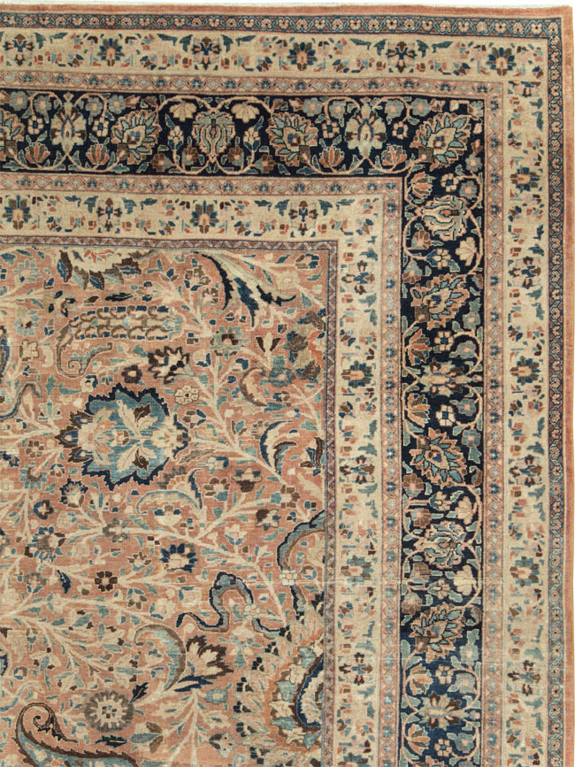 Antique Persian Mashad Large Room Size Carpet, No.19118 - Gss