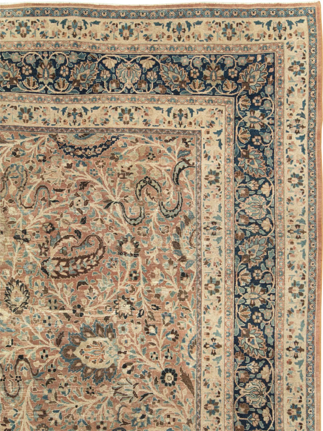 Antique Persian Mashad Large Room Size Carpet, No.19118 - Gss
