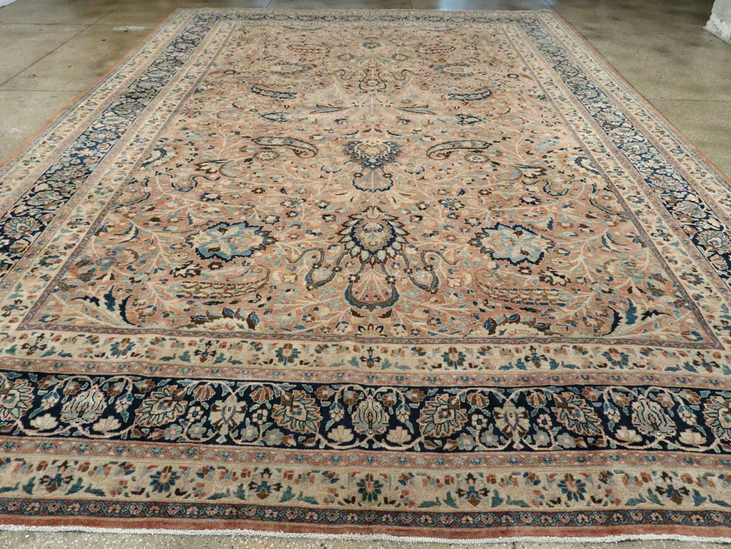 Antique Persian Mashad Large Room Size Carpet, No.19118 - Gss
