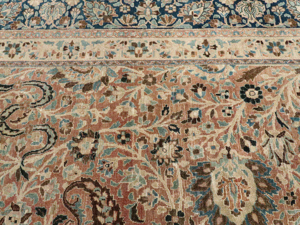 Antique Persian Mashad Large Room Size Carpet, No.19118 - Gss