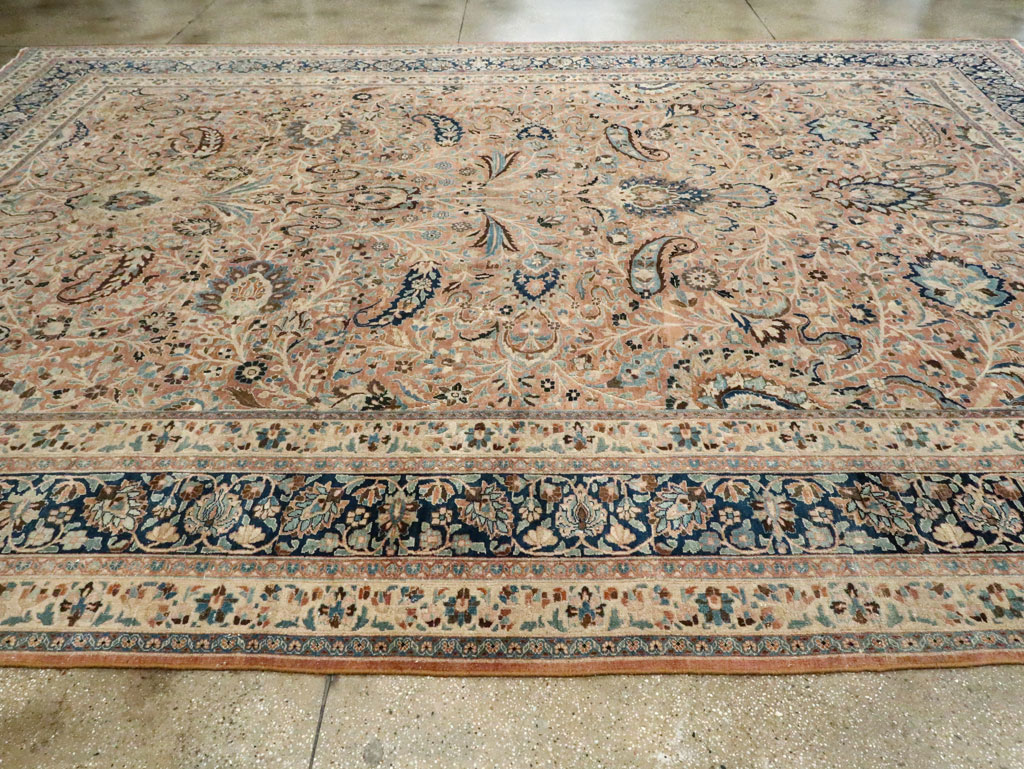 Antique Persian Mashad Large Room Size Carpet, No.19118 - Gss