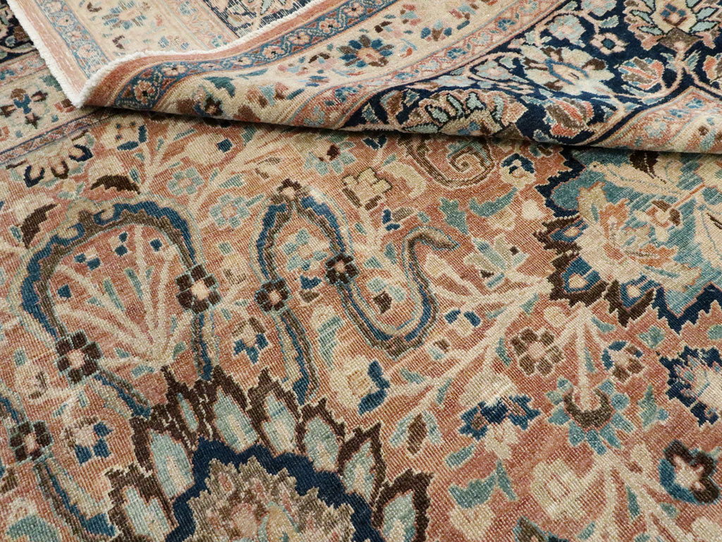 Antique Persian Mashad Large Room Size Carpet, No.19118 - Gss