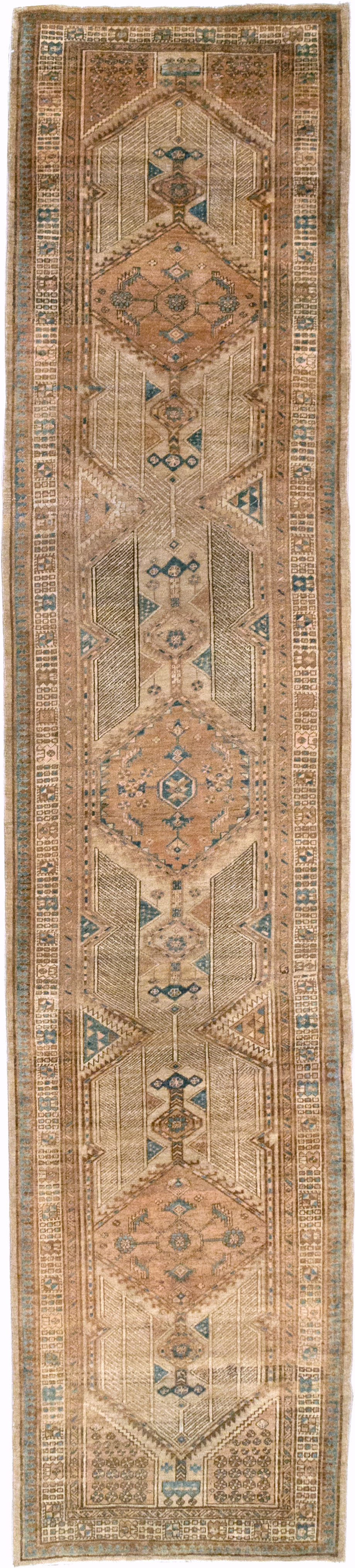 Vintage Persian Serab Runner, No.19138 - Gss