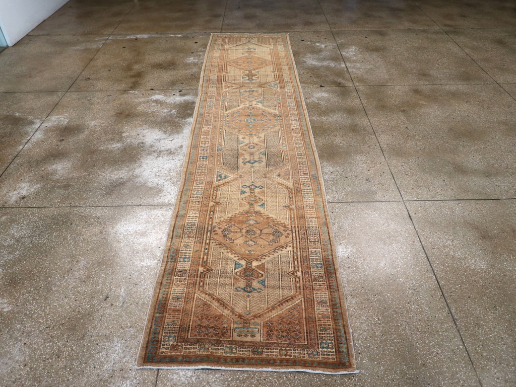 Vintage Persian Serab Runner, No.19138 - Gss