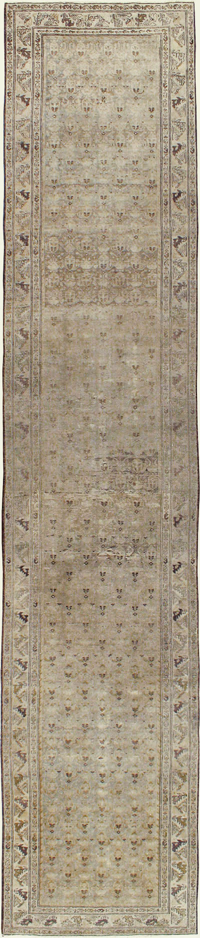 Vintage Persian Malayer Runner, No.19154 - Gss