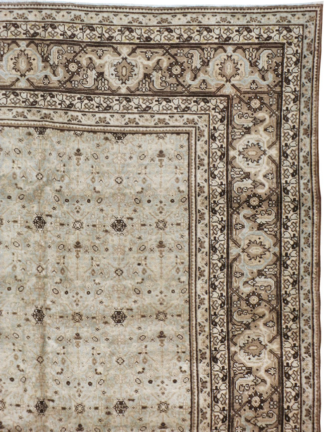 Antique Persian Tabriz Carpet, No.19156 - Gss