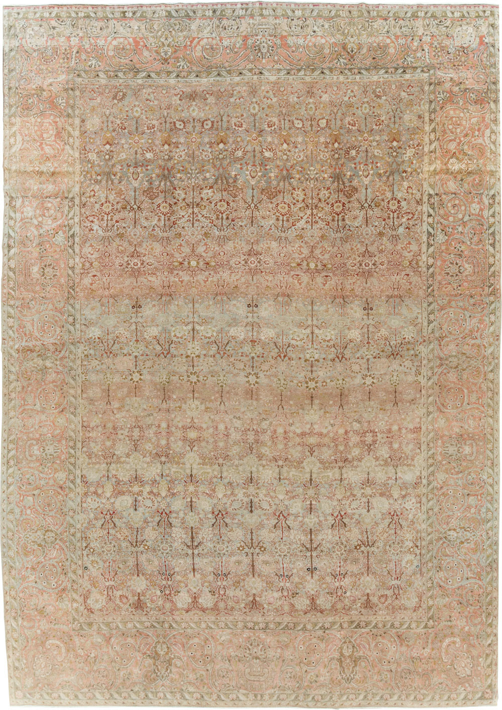 Antique Persian Isfahan Large Room Size Carpet, No.19160 - Gss