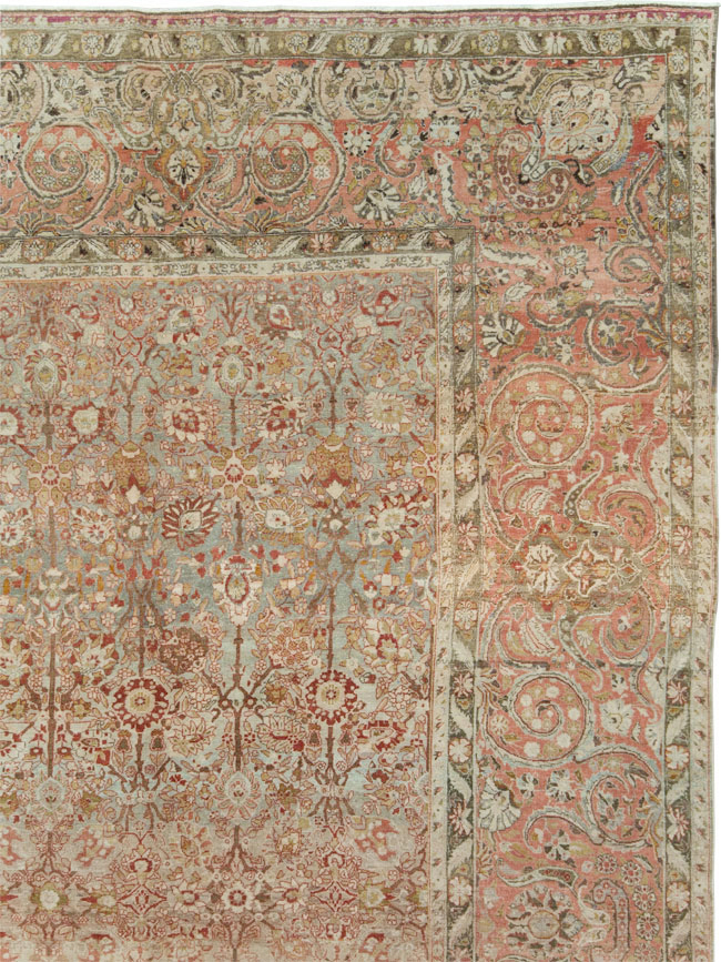 Antique Persian Isfahan Large Room Size Carpet, No.19160 - Gss