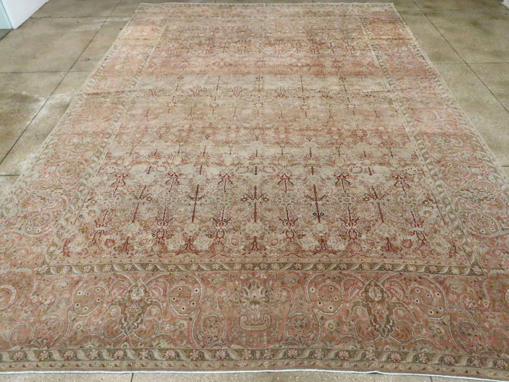 Antique Persian Isfahan Large Room Size Carpet, No.19160 - Gss