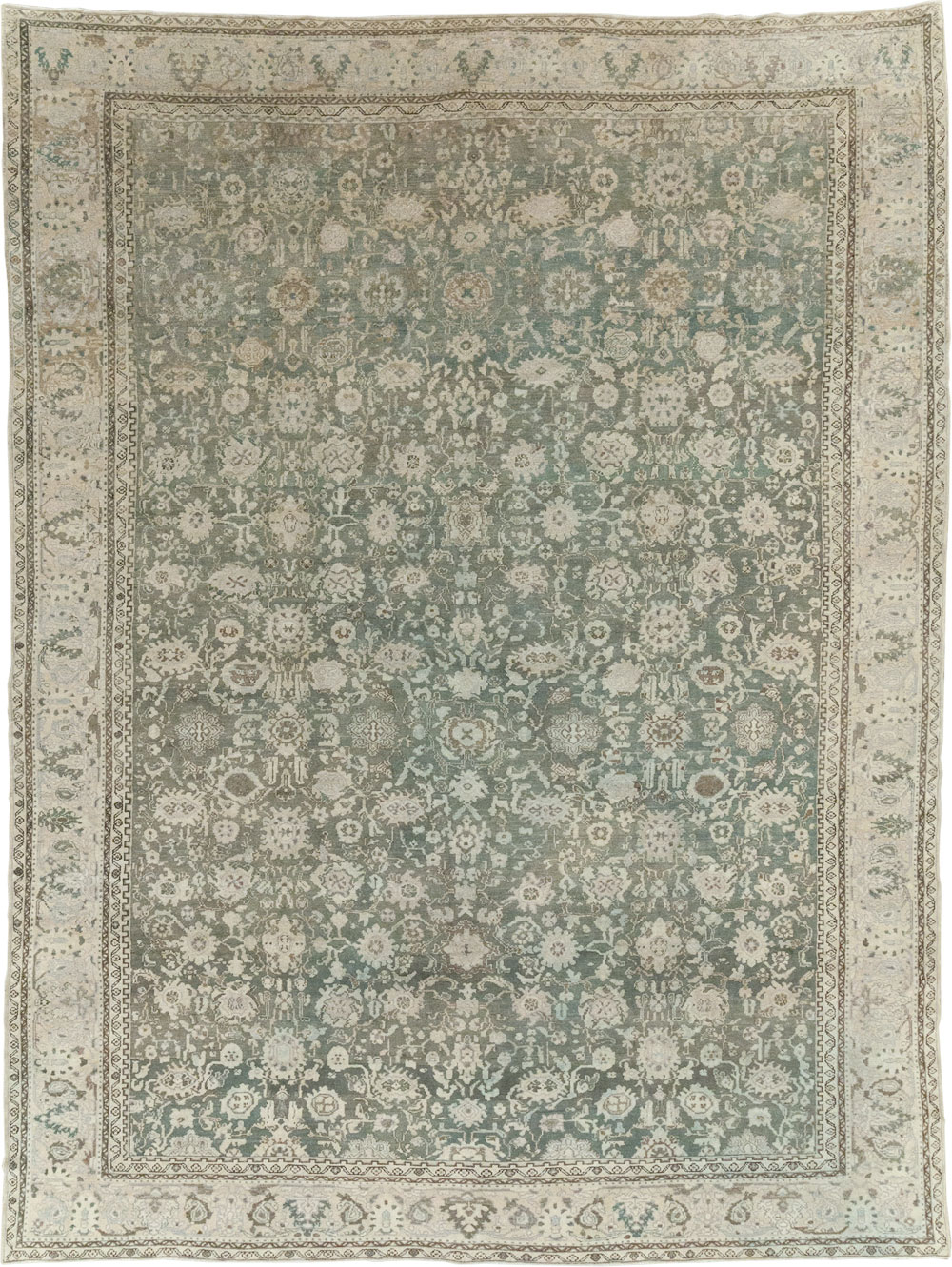 Vintage Persian Malayer Room Size Carpet, No.19172 - Gss
