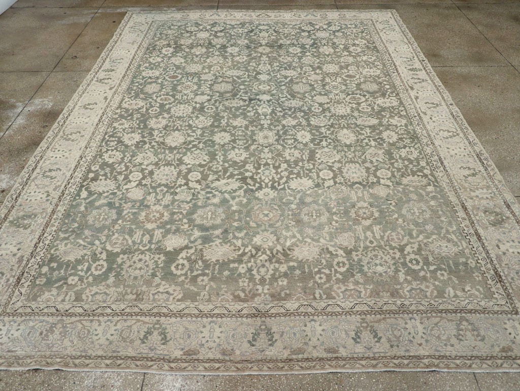 Vintage Persian Malayer Room Size Carpet, No.19172 - Gss