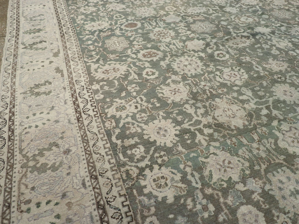 Vintage Persian Malayer Room Size Carpet, No.19172 - Gss