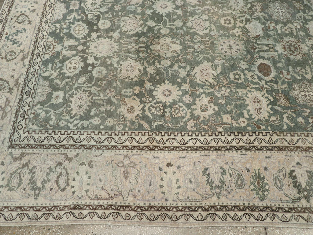Vintage Persian Malayer Room Size Carpet, No.19172 - Gss