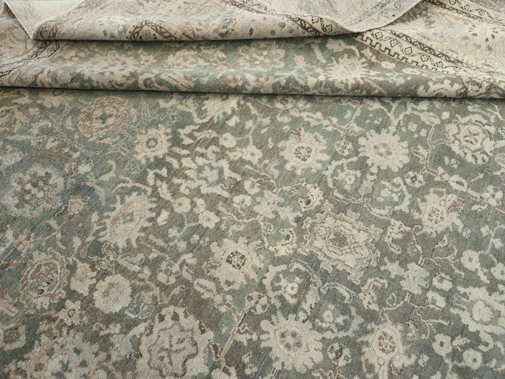 Vintage Persian Malayer Room Size Carpet, No.19172 - Gss