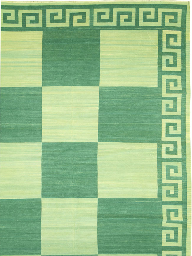 Vintage Indian Dhurrie Carpet, No.19189 - Gss