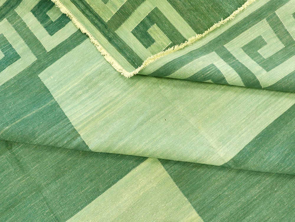 Vintage Indian Dhurrie Carpet, No.19189 - Gss