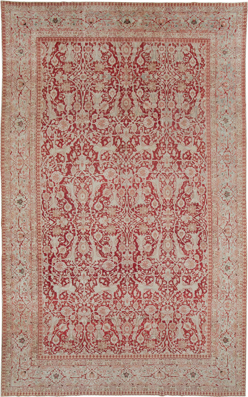 Antique Persian Tabriz Carpet, No.19199 - Gss