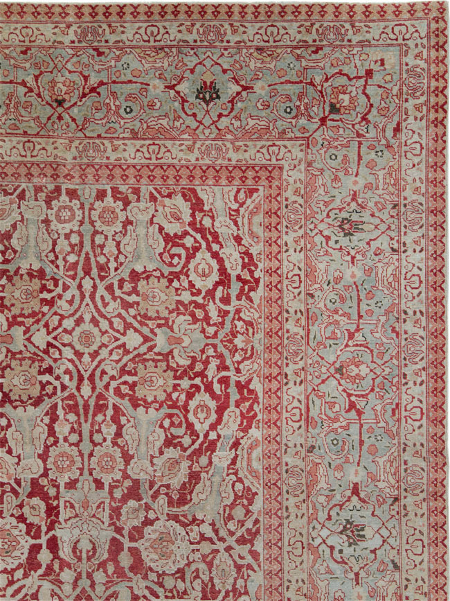 Antique Persian Tabriz Carpet, No.19199 - Gss