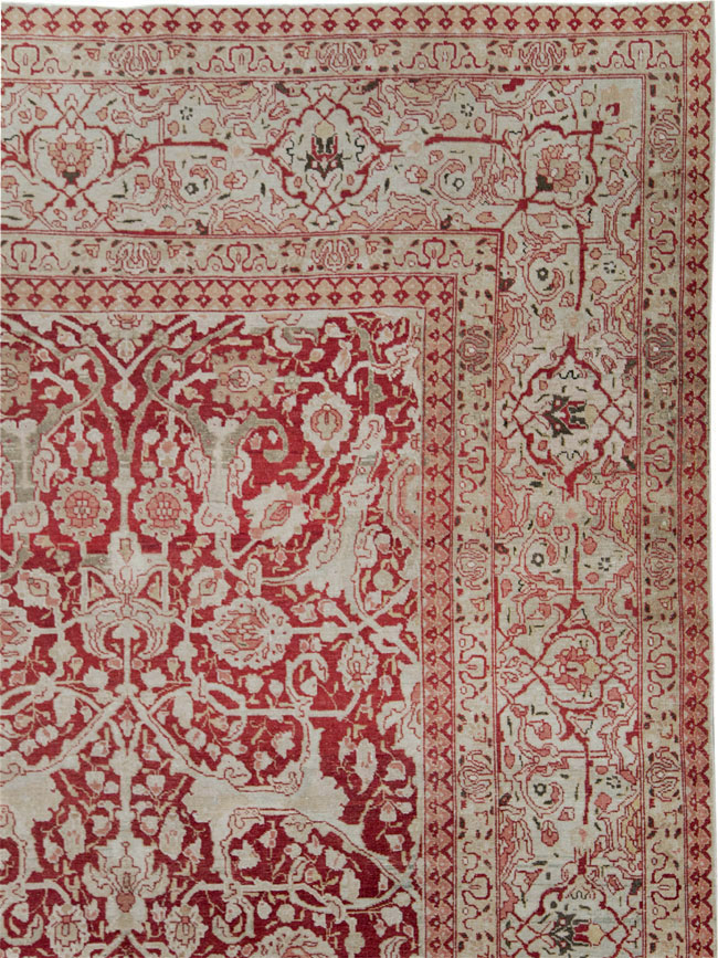 Antique Persian Tabriz Carpet, No.19199 - Gss