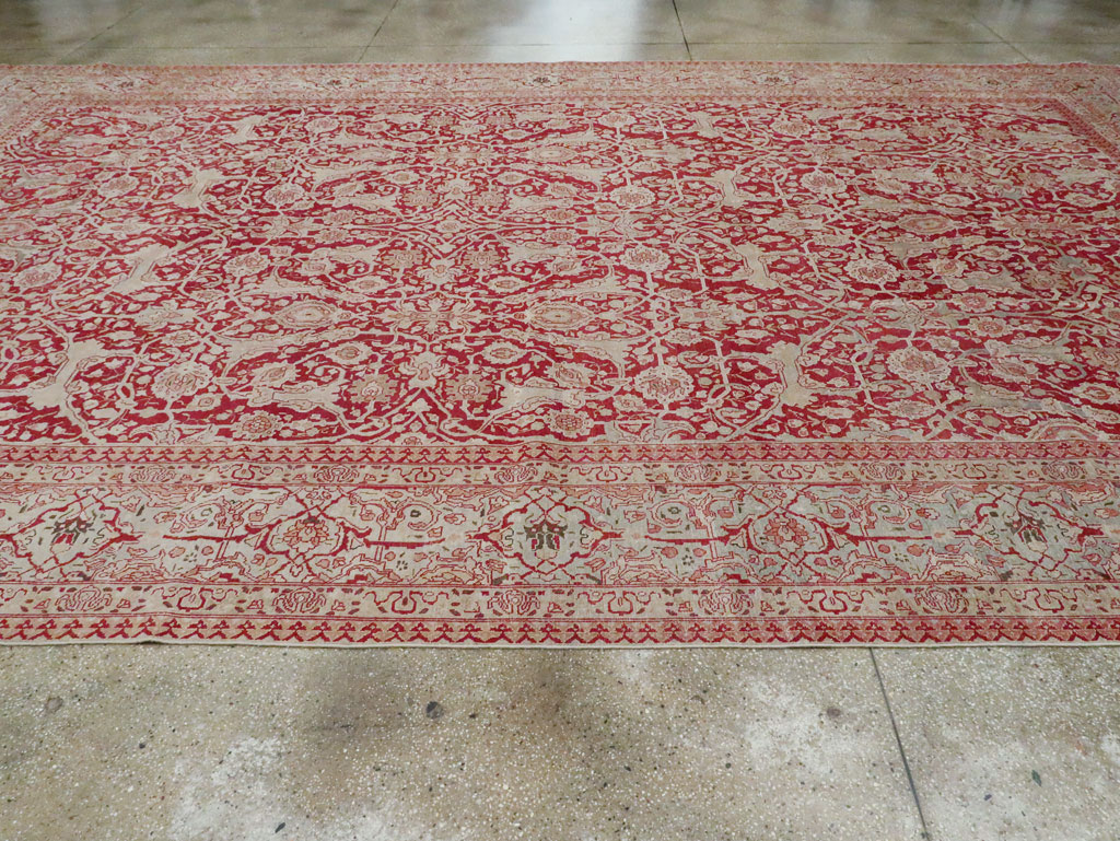 Antique Persian Tabriz Carpet, No.19199 - Gss