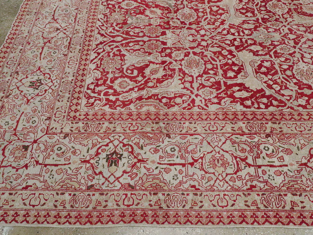 Antique Persian Tabriz Carpet, No.19199 - Gss