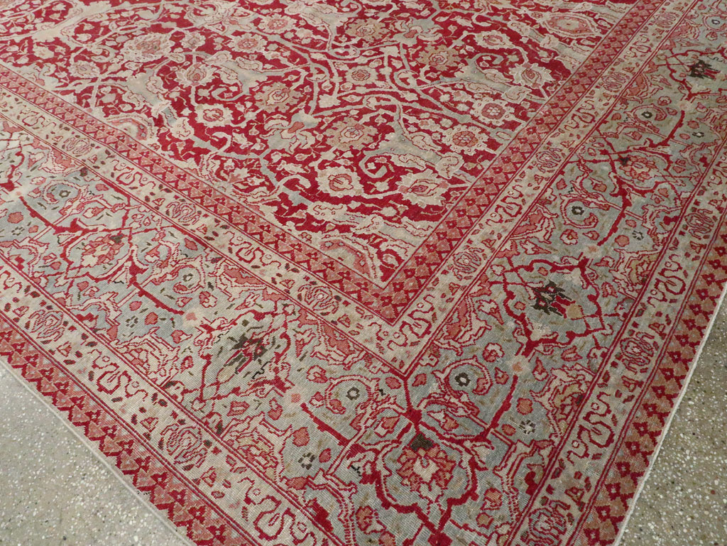 Antique Persian Tabriz Carpet, No.19199 - Gss