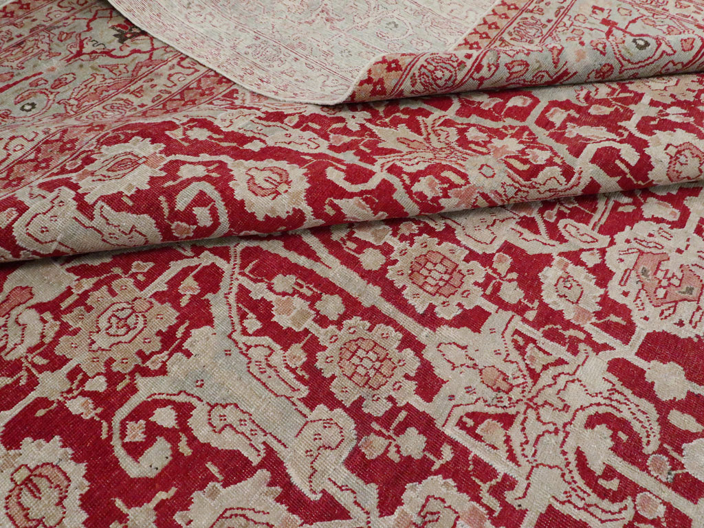 Antique Persian Tabriz Carpet, No.19199 - Gss