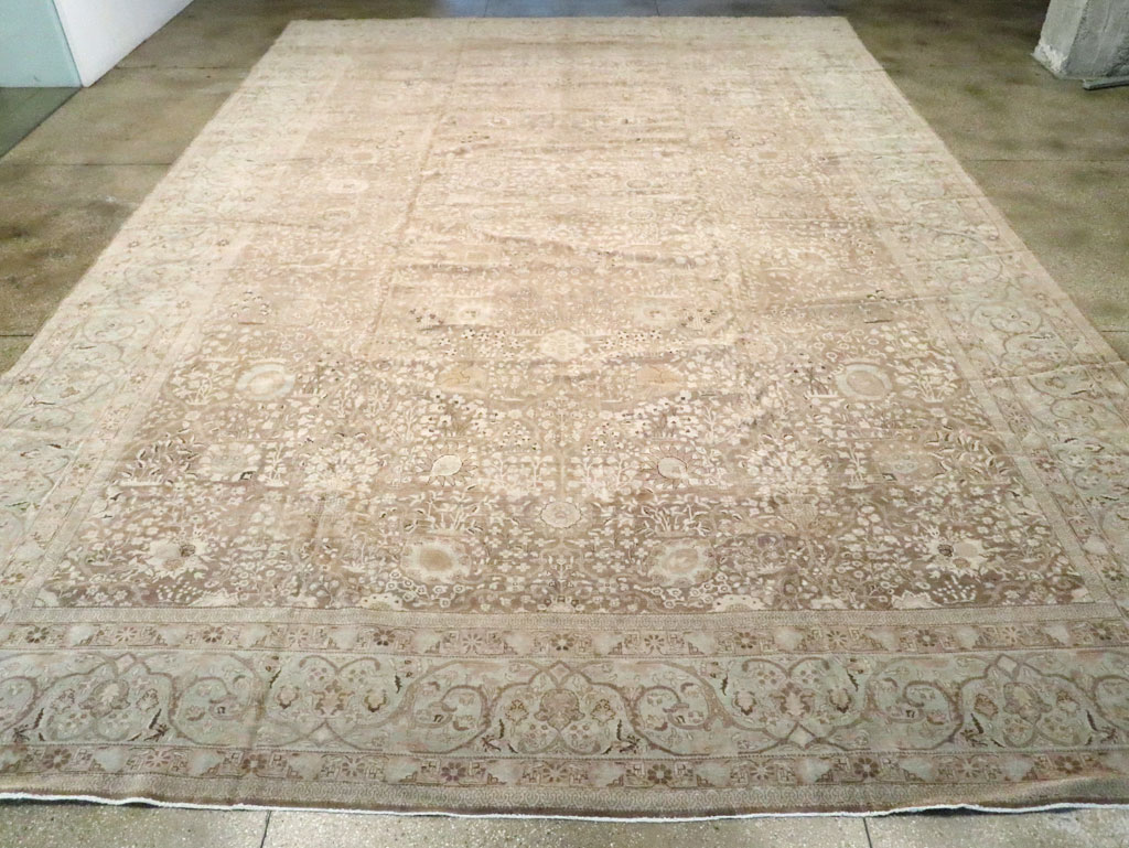 Antique Persian Tabriz Carpet, No.19200 - Gss