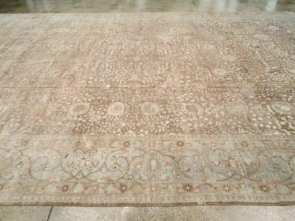 Antique Persian Tabriz Carpet, No.19200 - Gss