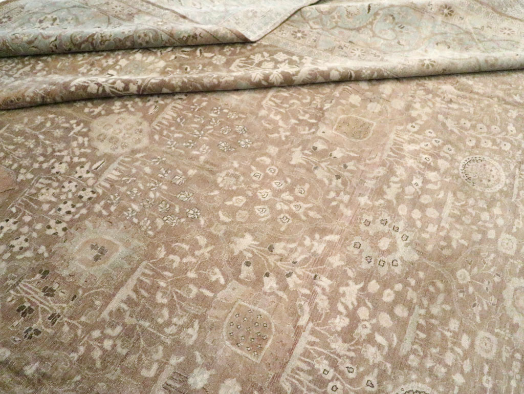 Antique Persian Tabriz Carpet, No.19200 - Gss