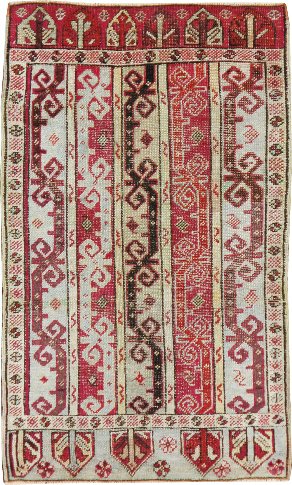 Antique Turkish Ghiordes Rug, No.19201 - Gss