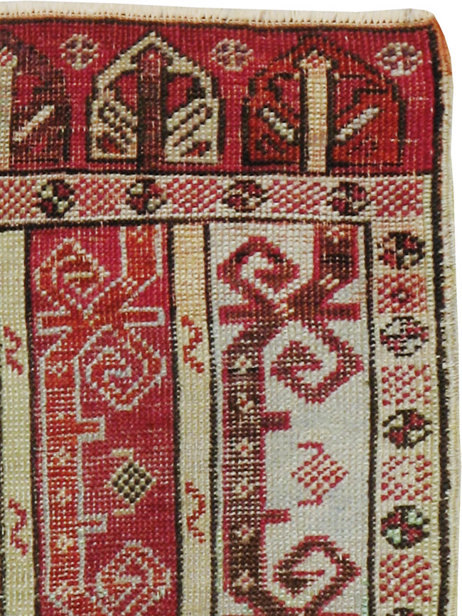 Antique Turkish Ghiordes Rug, No.19201 - Gss