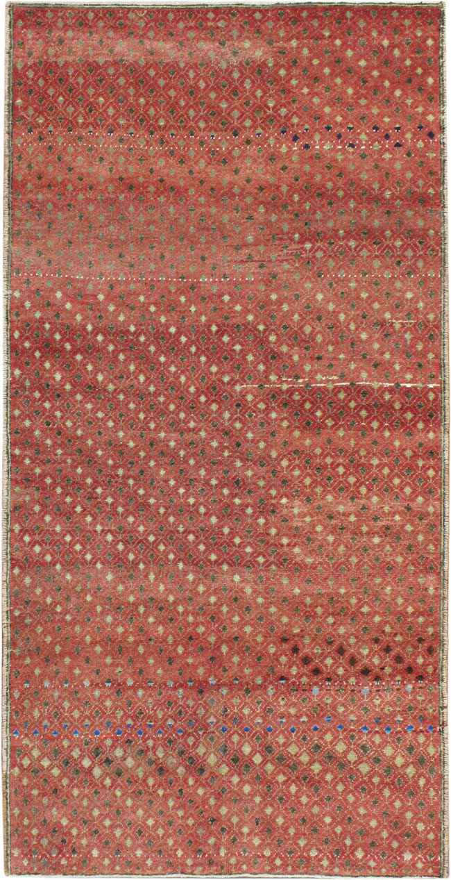 Vintage Turkish Anatolian Gallery Carpet, No.19216 - Gss