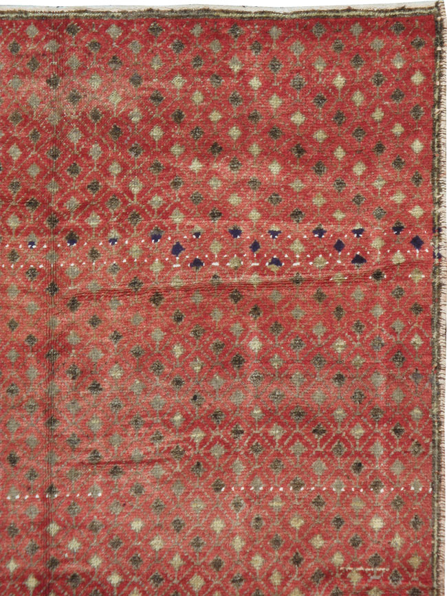 Vintage Turkish Anatolian Gallery Carpet, No.19216 - Gss
