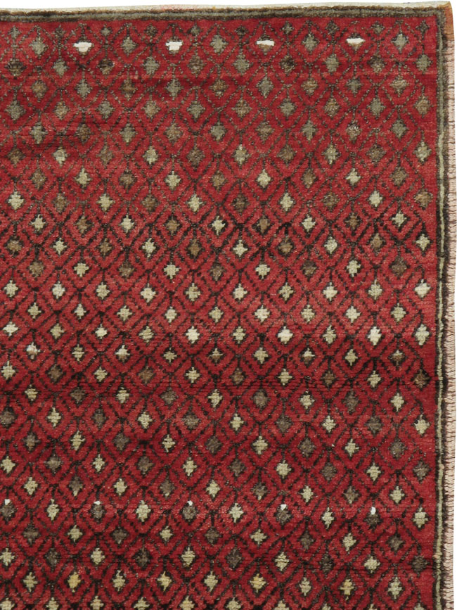 Vintage Turkish Anatolian Gallery Carpet, No.19219 - Gss
