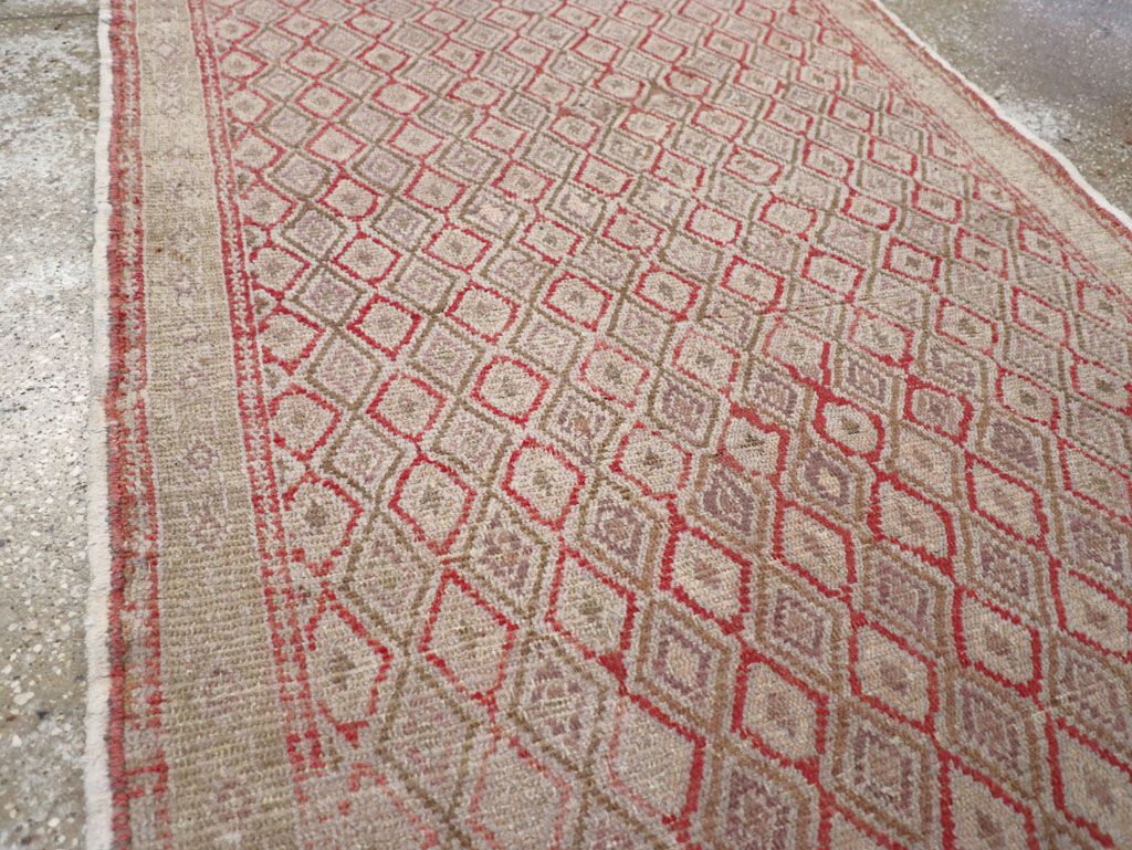 Vintage Turkish Anatolian Short Runner, No.19236 - Gss