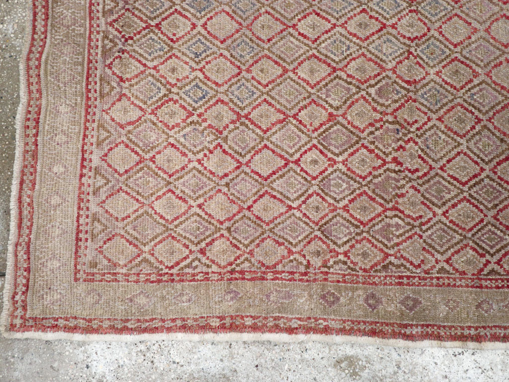 Vintage Turkish Anatolian Short Runner, No.19236 - Gss