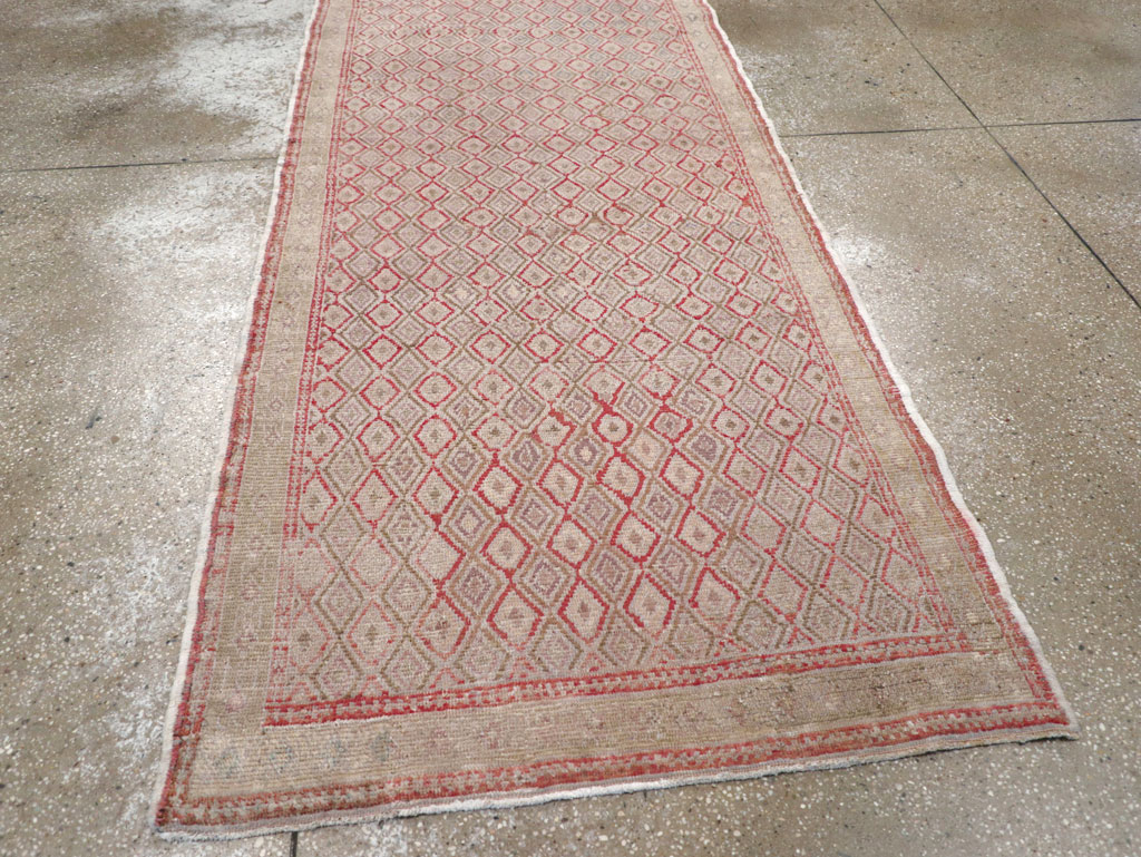 Vintage Turkish Anatolian Short Runner, No.19236 - Gss